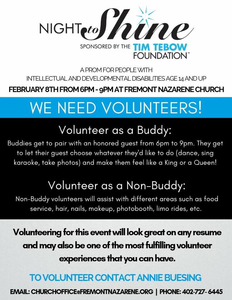 Night To Shine 2025 Registration Form Template Blinnie